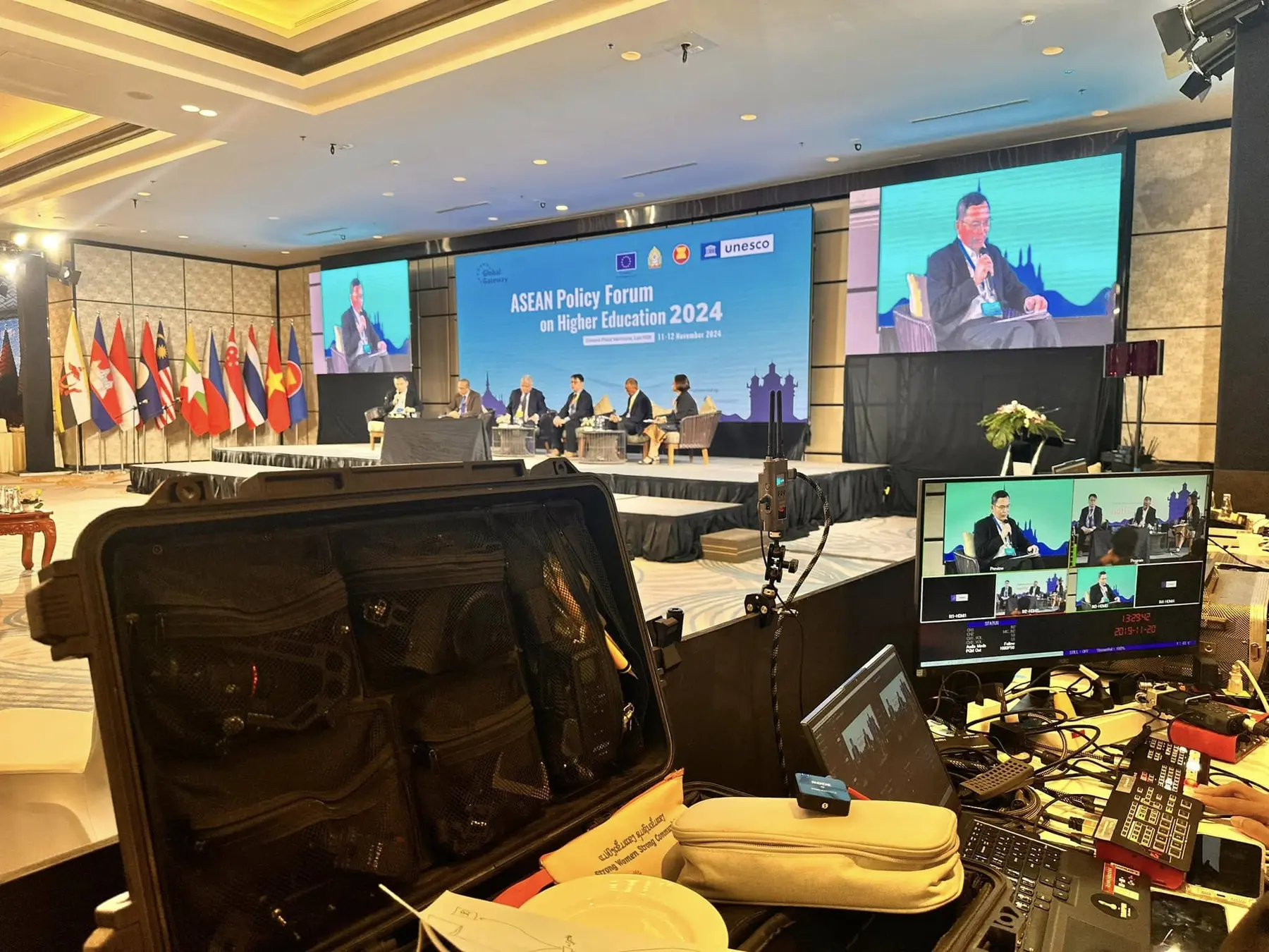 ASEAN Policy Forum panel discussion and event production in progress