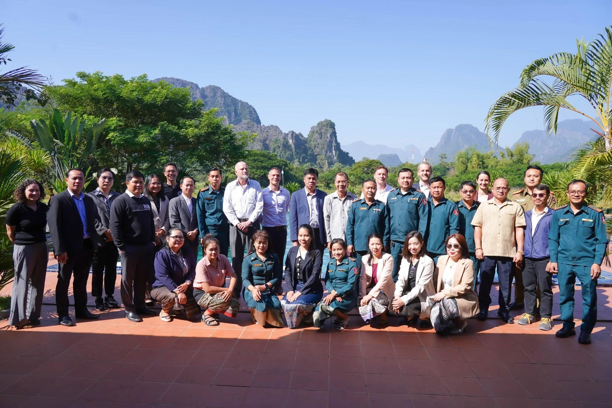 Members of the illegal wildlife trade alliance gathered in central Laos
