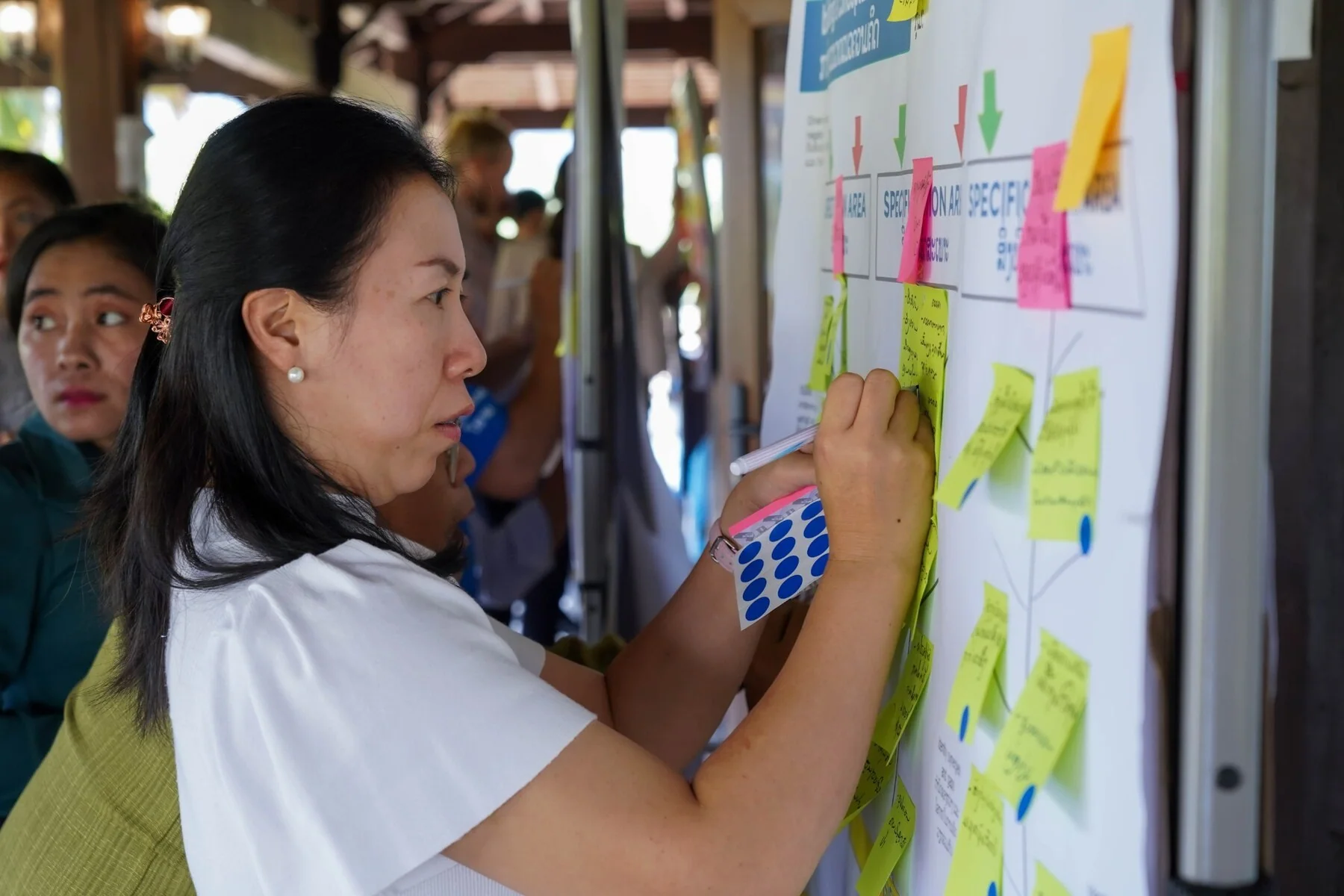 Participants working through priorities for coordinated action against illegal wildlife trade