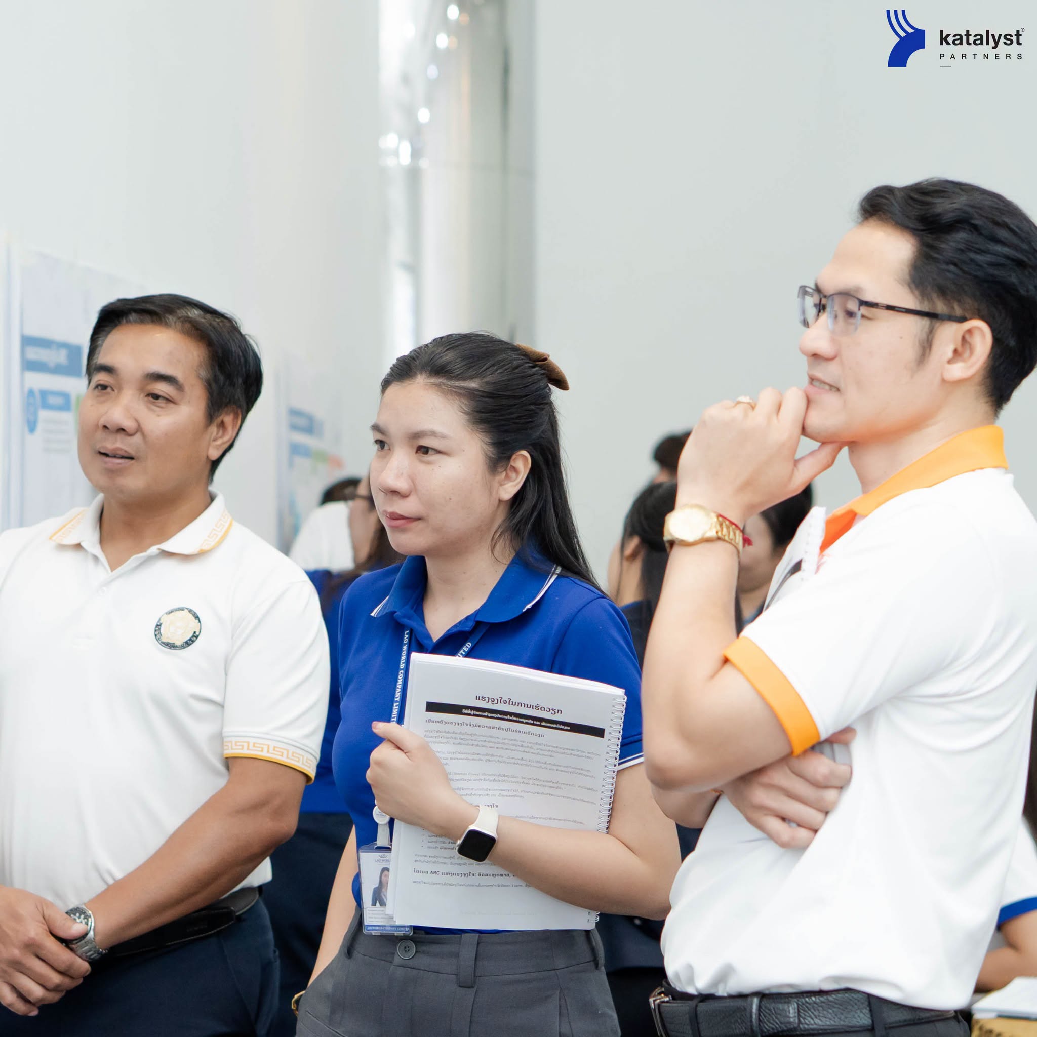 Participants applying HR and people-management tools in a Katalyst program