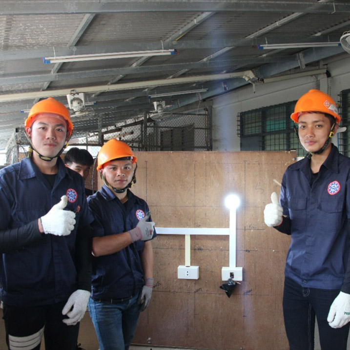 Practical electrical TVET training