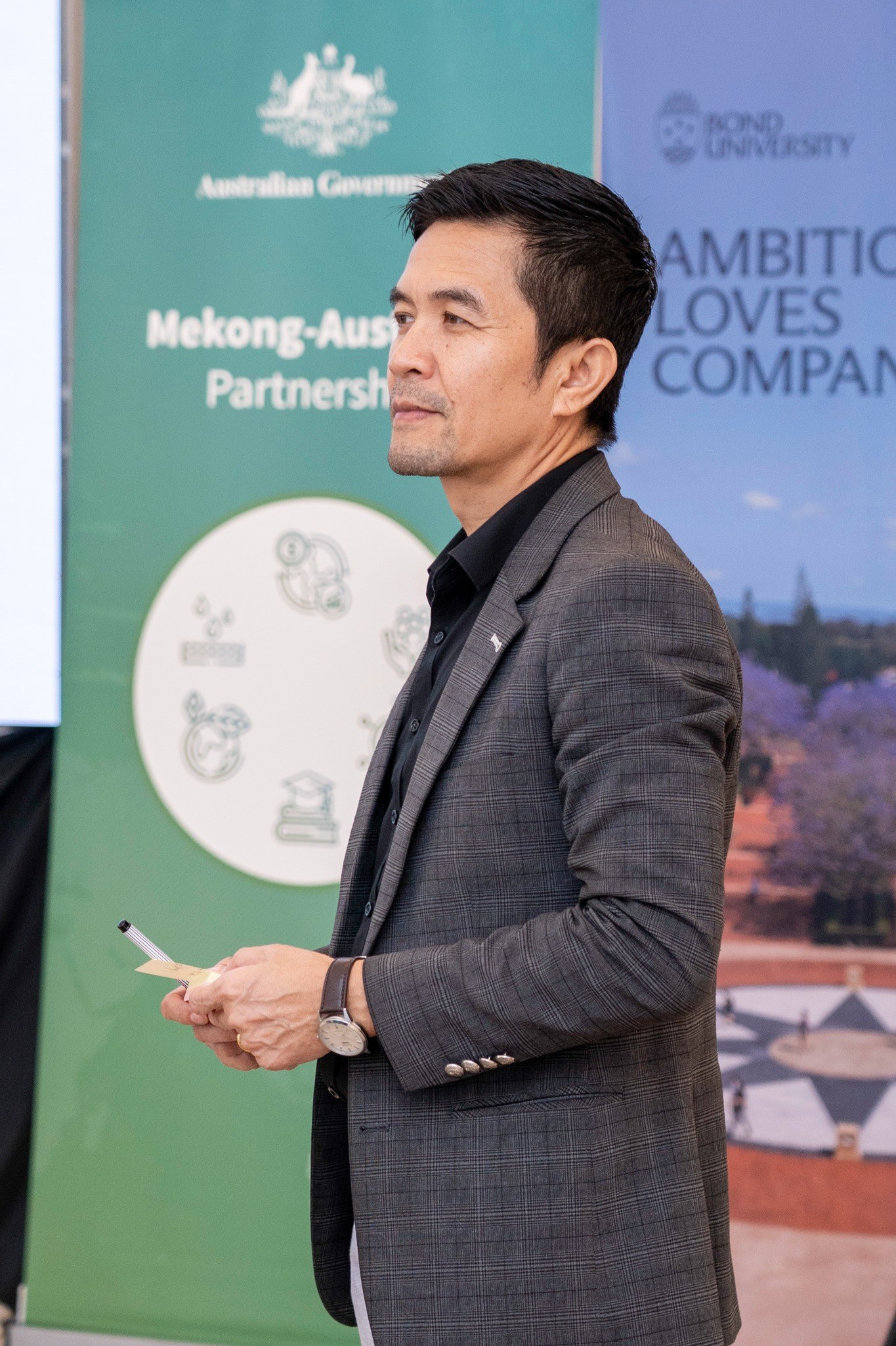Katalyst facilitating alongside Mekong–Australia Partnership and Bond University program branding
